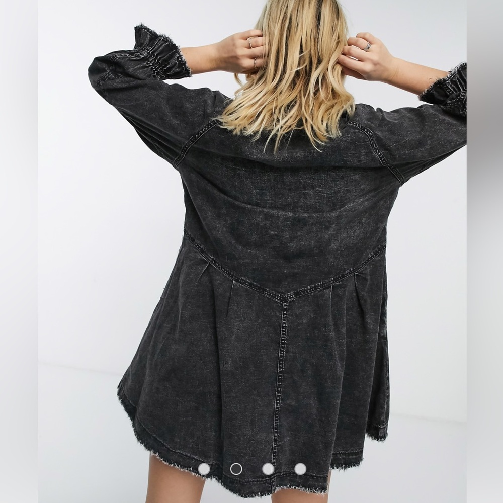 🌮We The Free Sammi Denim Mini Dress, XS - Picture 8 of 8